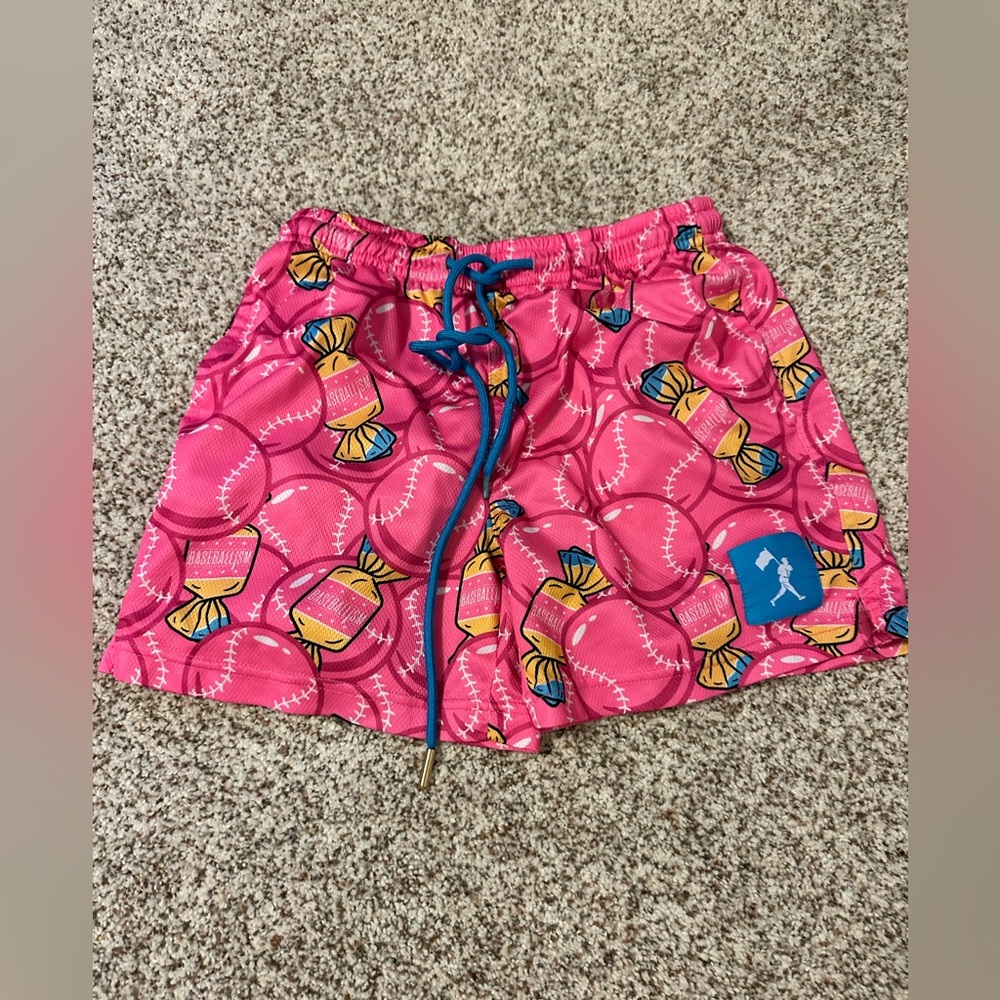 Baseballism double bubble drop shorts